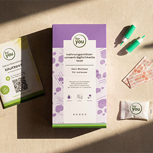 Unverträglichkeitstest von for you als Schaubild